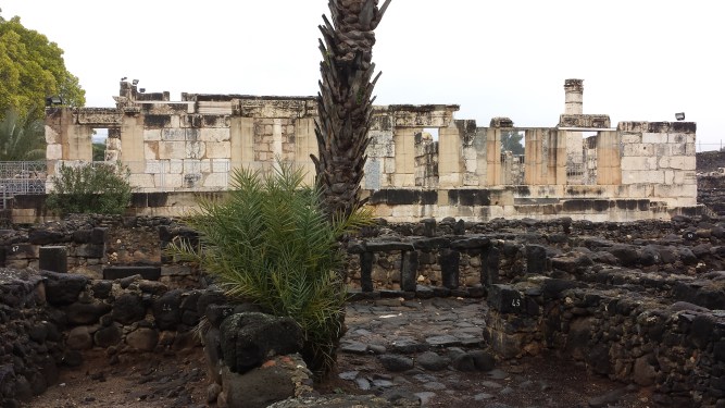 Underneath this Byzantine synagogue are the remains of a first century synagogue
