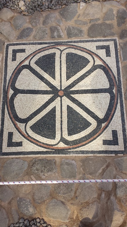 New replica of the mosaic as it would have looked