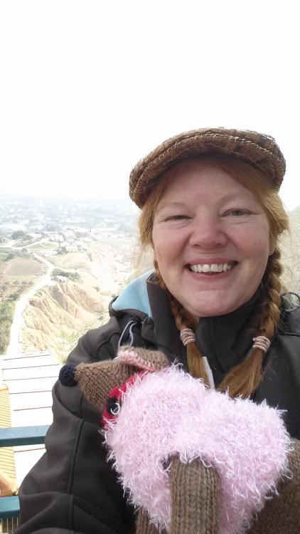 Rachel and I at the top.