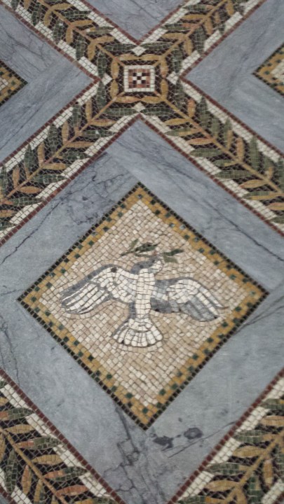 One of the many floor mosaics.