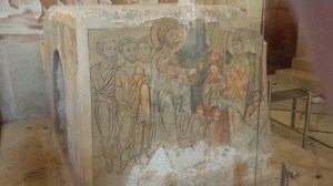 Fresco on a box shape