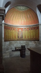 Mosaic of Christ and the Apostles