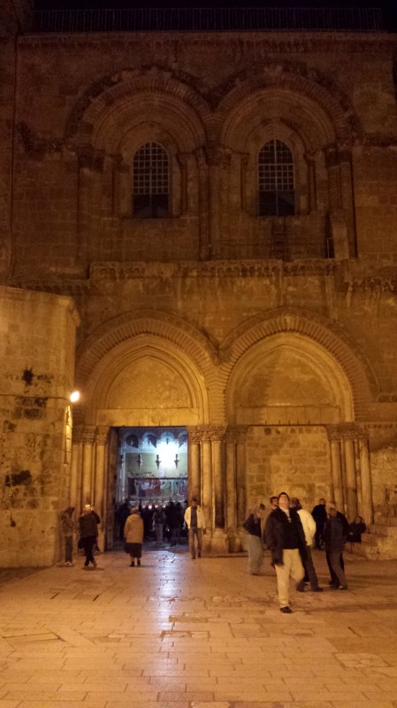 Entrance to the Holy Sepulcher