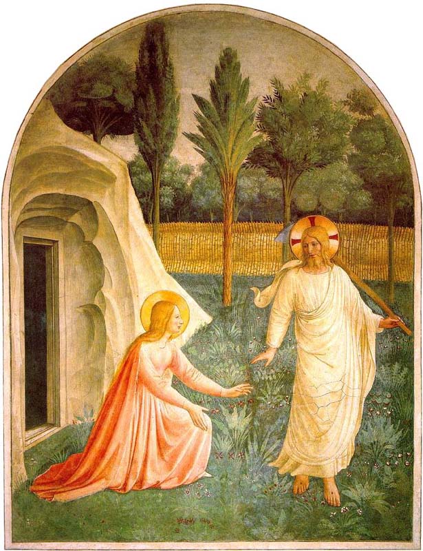 Angelico - Magdelene &amp; Jesus in Garden